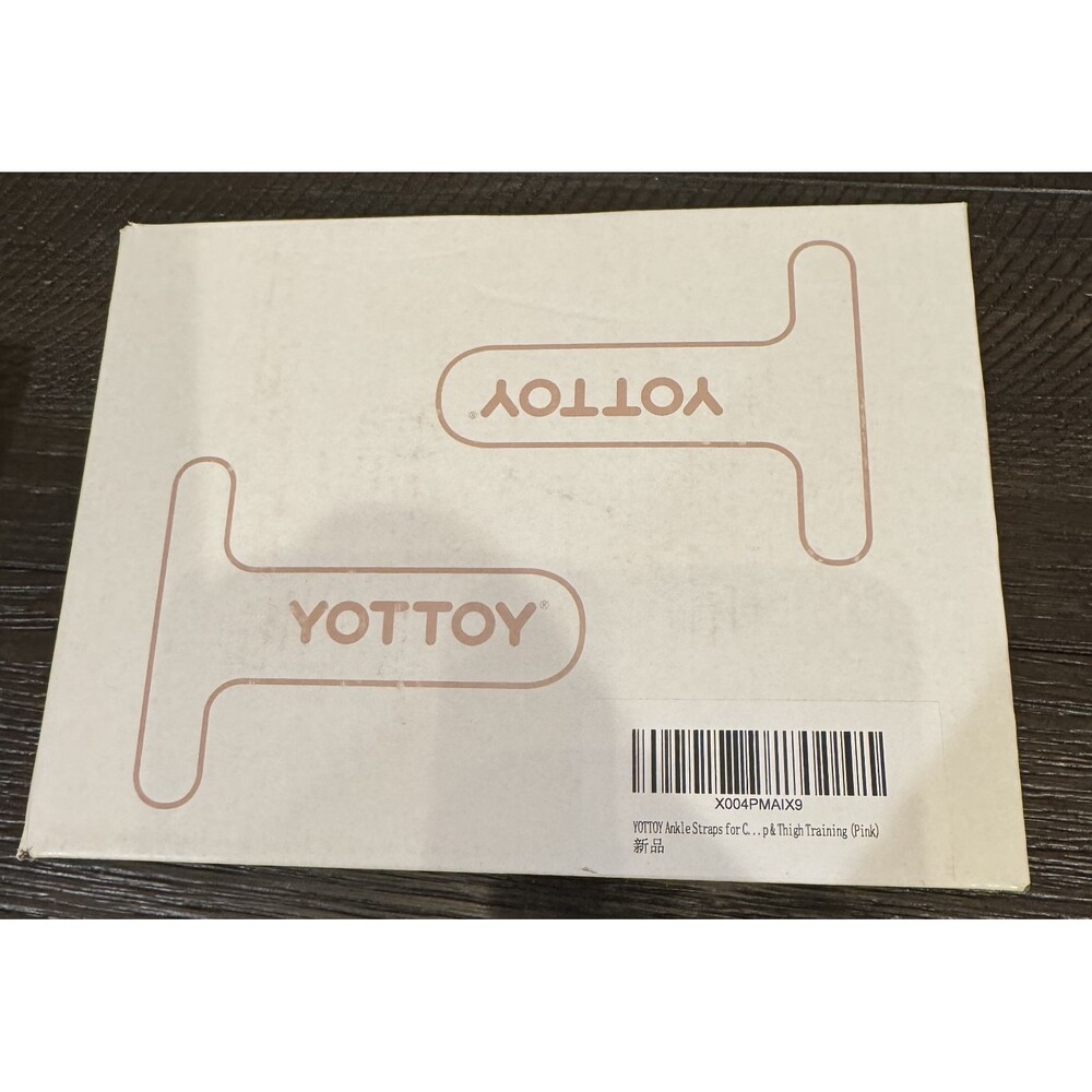 YOTTOY Ankle Resistance Bands with Cuffs, Adjustable Ankle Straps for Leg Purple